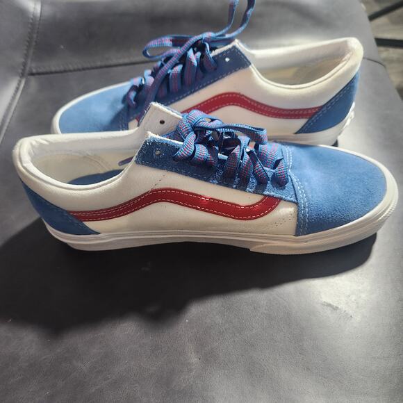 Vans Old Skool Sport Pop Red Vallarta Blue - Picture 7 of 12